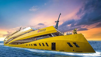 全景秦皇岛海上游船