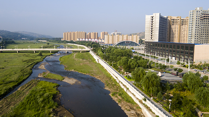 山西静乐汾河川国家湿地公园第 1 张图片