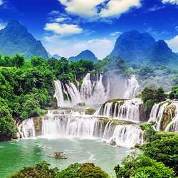 德天跨国瀑布景区