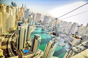 XLINE迪拜高空滑索
