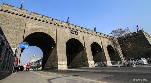 西安城墙-朱雀门