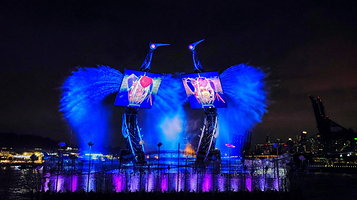 新加坡圣淘沙仙鹤芭蕾表演