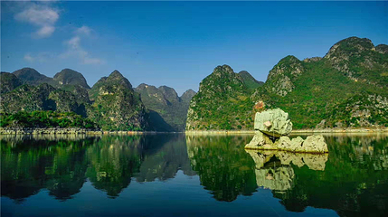 万峰湖景区旅游码头第 7 张图片