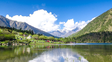 康定情歌(木格措)风景区-七色海