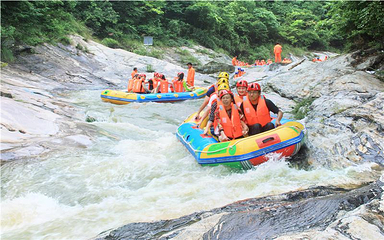 霍山大峡谷漂流第 5 张图片