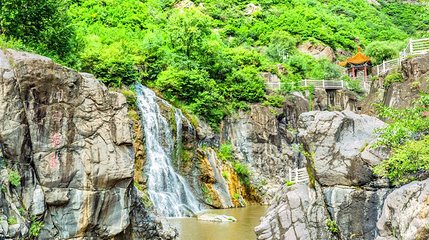 百里山水画廊—乌龙峡谷第 1 张图片
