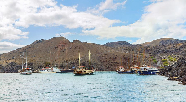 圣托里尼火山口