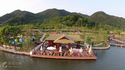 东钱湖上水帐篷营地第 2 张图片