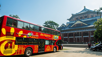 广州都市双层观光巴士停靠点第 11 张图片