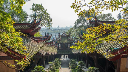 玉垒山公园-城隍庙第 1 张图片