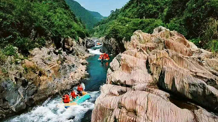 五排河漂流风景区第 1 张图片