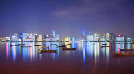 钱江新城灯光秀第 1 张图片