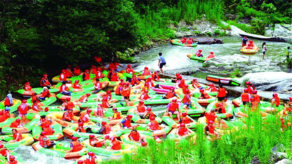 浏阳凤凰峡漂流第 18 张图片