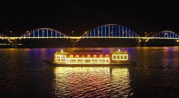 韩江夜游瑶台码头