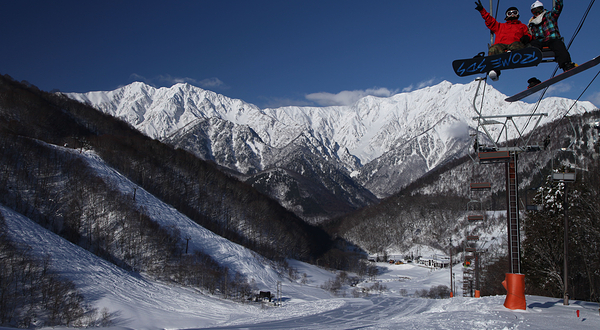 白马鹿岛枪滑雪场
