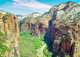 Zion's Main Canyon