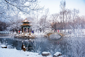 本溪水洞风景区-凉亭