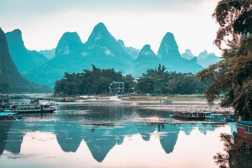 漓江风景区-黄布倒影第 3 张图片