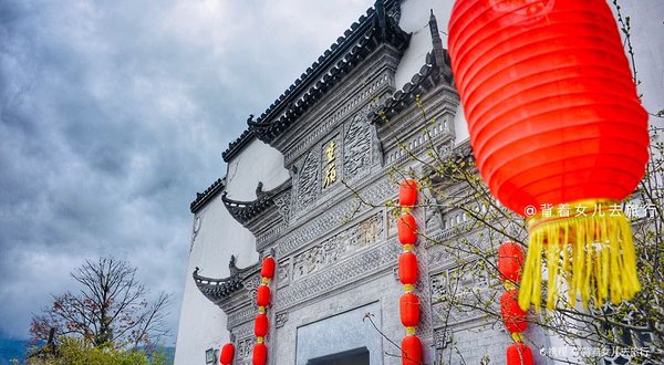 婺源篁岭景区-景区内游客集散广场