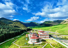 祁连山冰沟河景区