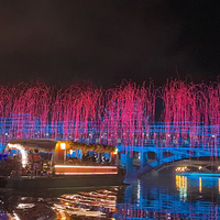 巫江夜游-巫水河边月正圆
