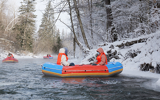 松花江白溪漂流