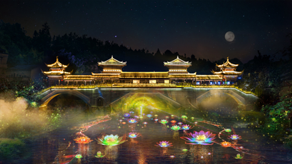 缘来泰顺·文祥湖夜游第 12 张图片