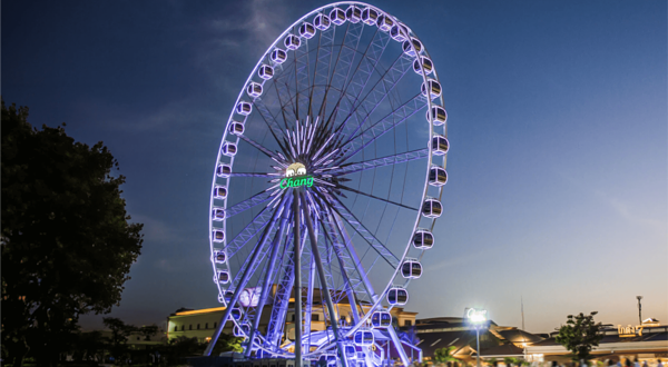 曼谷夜市摩天轮