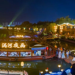 涡河夜画