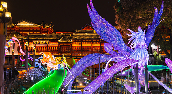 2026上海豫园灯会-豫园民俗艺术灯区