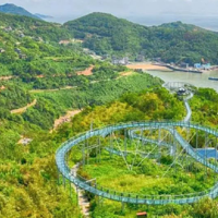 玉环炮台滨海高空漂流