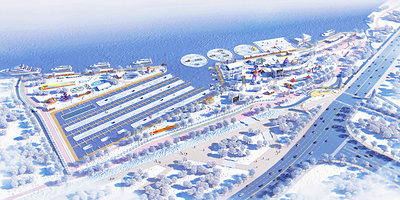 哈尔滨外滩雪人码头