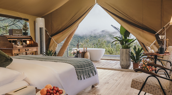 橙芷·述野三百山野奢帐篷营地