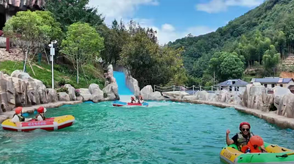 皖南川藏线飞瀑漂流第 1 张图片