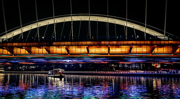 成都夜游锦江(江滩公园码头)