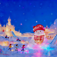 哈尔滨外滩雪人码头