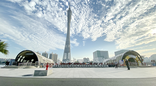 珠江夜游海心沙西区码头