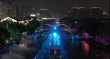 塘河夜画第 15 张图片