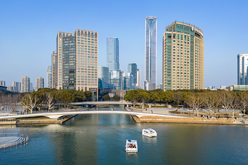 金鸡湖景区-中央河码头第 5 张图片