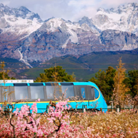 丽江雪山观光火车
