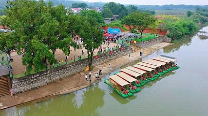 十里画廊竹筏漂流第 9 张图片