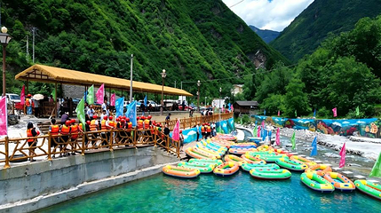 九寨沟金丝猴大峡谷漂流第 1 张图片