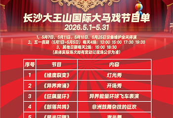长沙大王山国际大马戏第 3 张图片