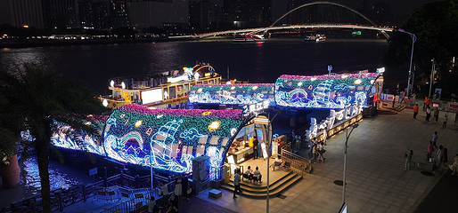 珠江夜游海心沙西区码头第 10 张图片