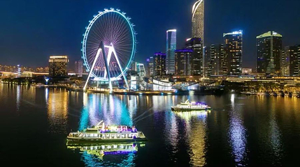 金鸡湖景区-右岸码头游船第 1 张图片
