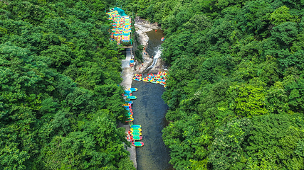 霍山十二闯瀑布漂流第 23 张图片