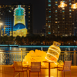 随州白云湖夜游