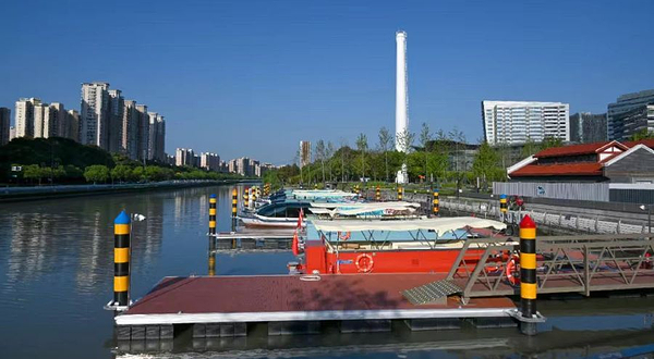 苏州河游览长风公园码头游船