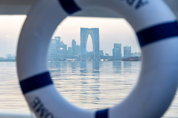 金鸡湖景区-中央河码头第 11 张图片