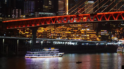 重庆夜景游船第 1 张图片